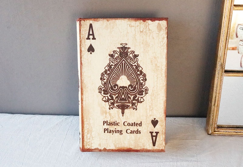 アンティーク トランプ ブックボックス 4Pセット