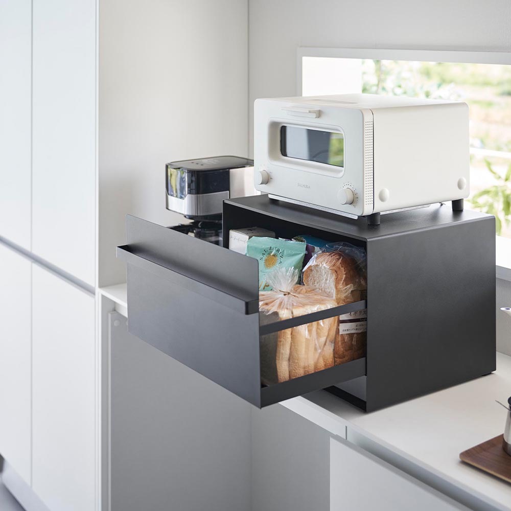 ブレッドケース タワー 引き出し型 2段 山崎実業 tower ブレッド