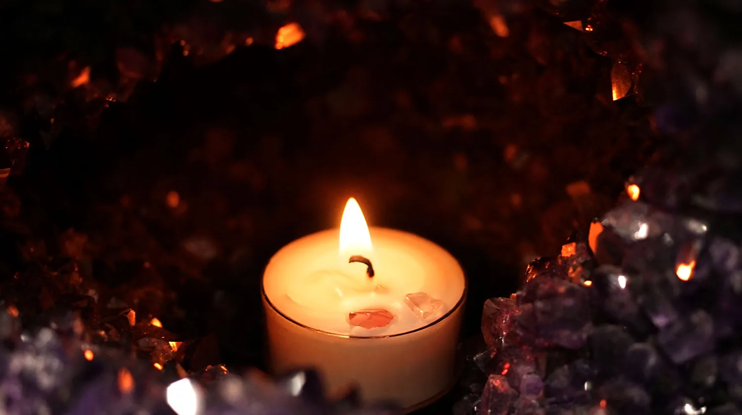 ホワイトセージ 浄化用miniキャンドル 5種セット 【天然由来成分100