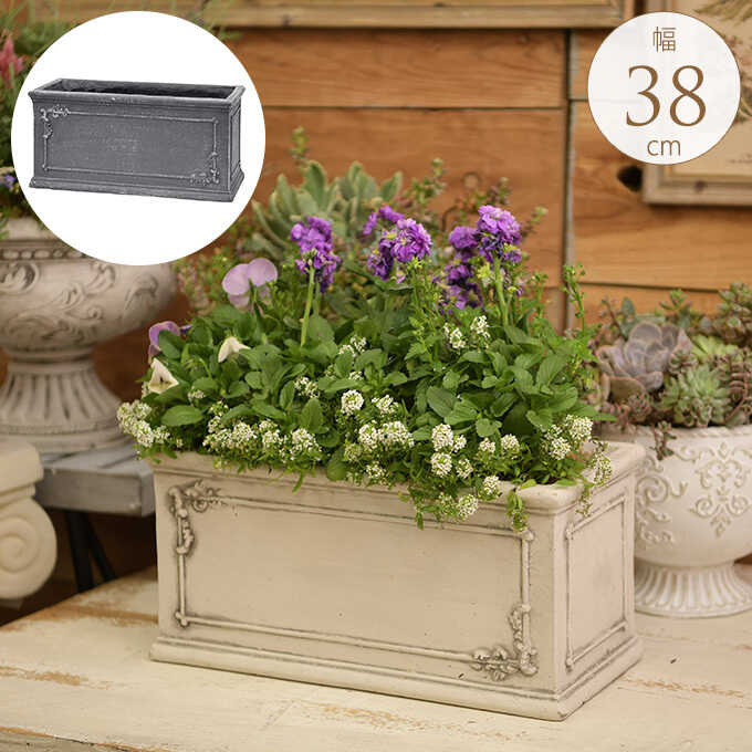 プランター おしゃれ 屋外 アンティーク 鉢 ギリシャ風 フラワーポット