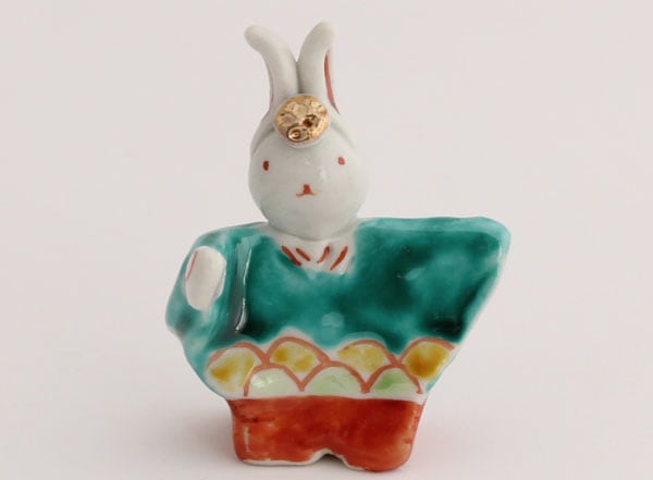 多田利子 うさぎ雛セット｜九谷焼のうつわ｜和食器通販 じろや