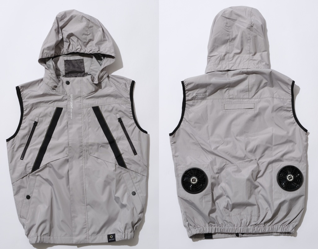 涼風が駆け巡る】空調風神服®チタン加工ベスト・プラズマクラスター