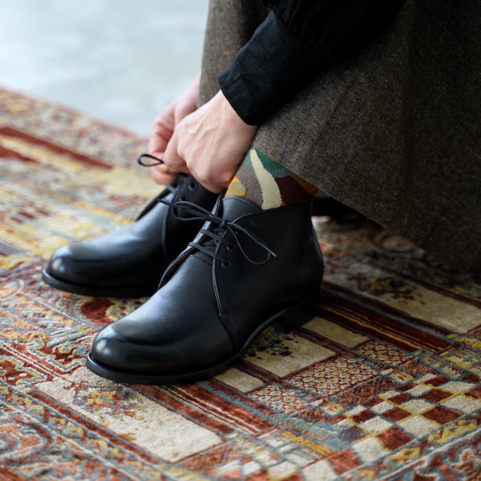 plus by chausser プリュス バイ ショセ ショートブーツ PC-5052 靴