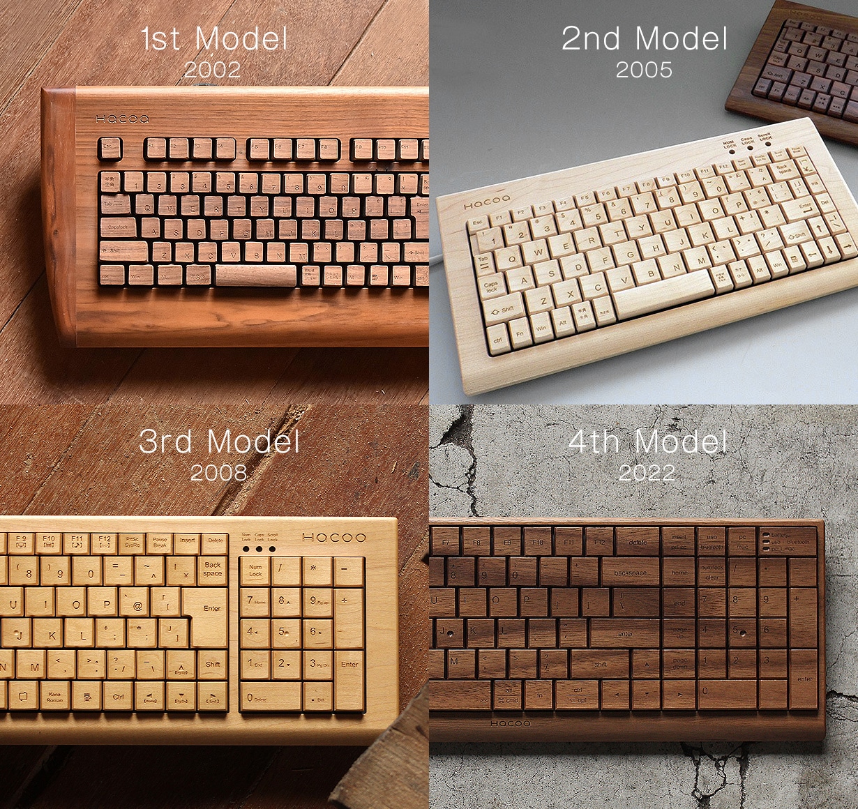 木をタイピング、本物の木で創った「木ーボード」 | おしゃれな北欧風