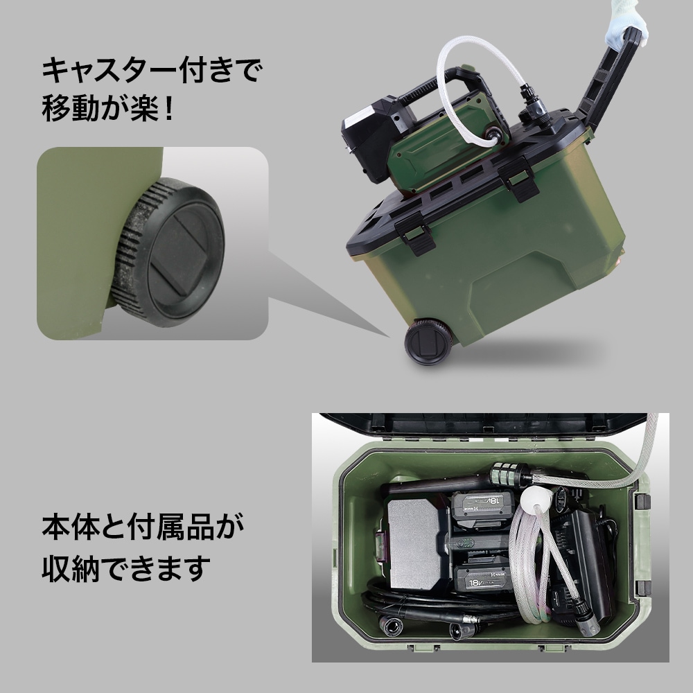 充電式電動高圧洗浄機 本体のみ EP-HC-299 | 洗浄・清掃,高圧洗浄機