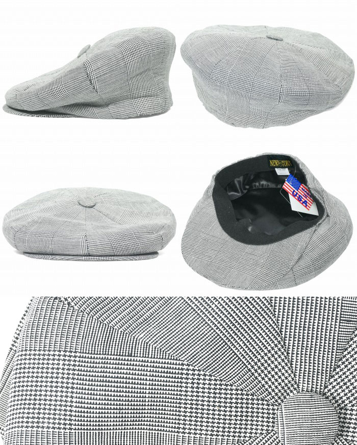 NEW YORK HAT ニューヨークハット キャスケット 6232 Plaid Linen Big