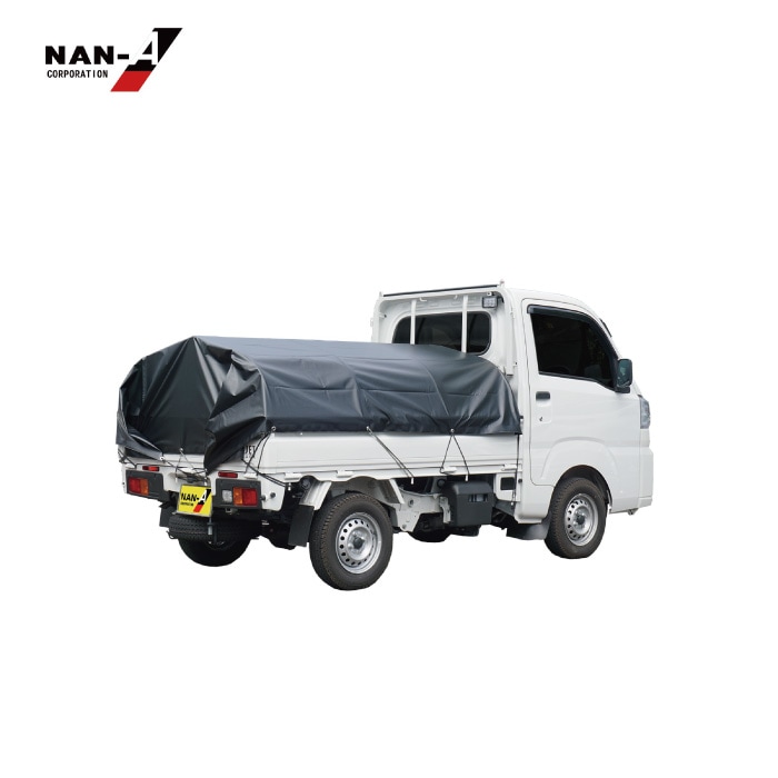 軽トラック幌フレーム 幕＋フレームセット〔PVCグリーン/PVCブラウン