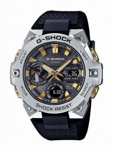 カシオGショックGスチール ソーラー腕時計 GST-B400CX-1AJR