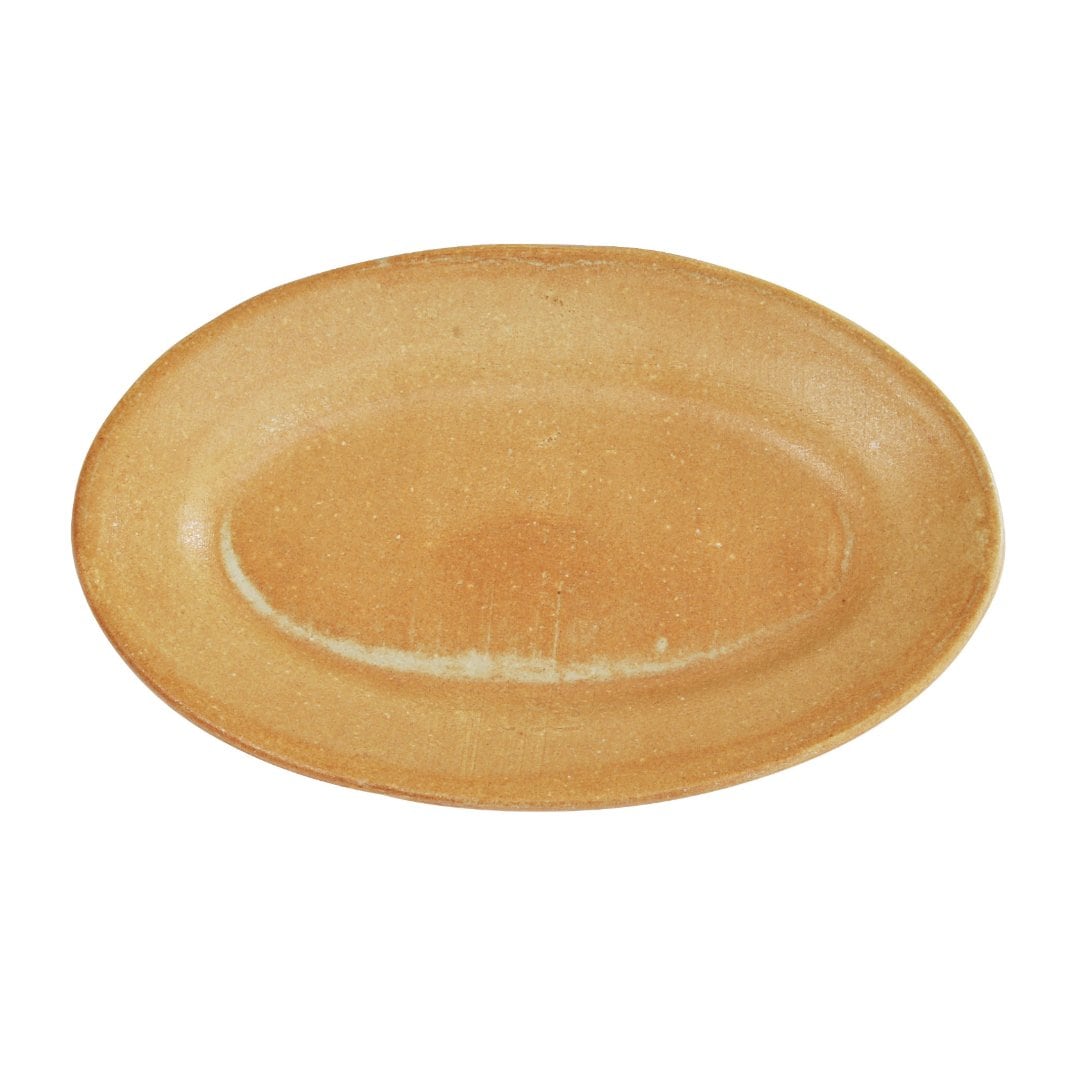 Homeland】 信楽オーバル 20cm 緋色｜キッチン用品,食器,プレート・お