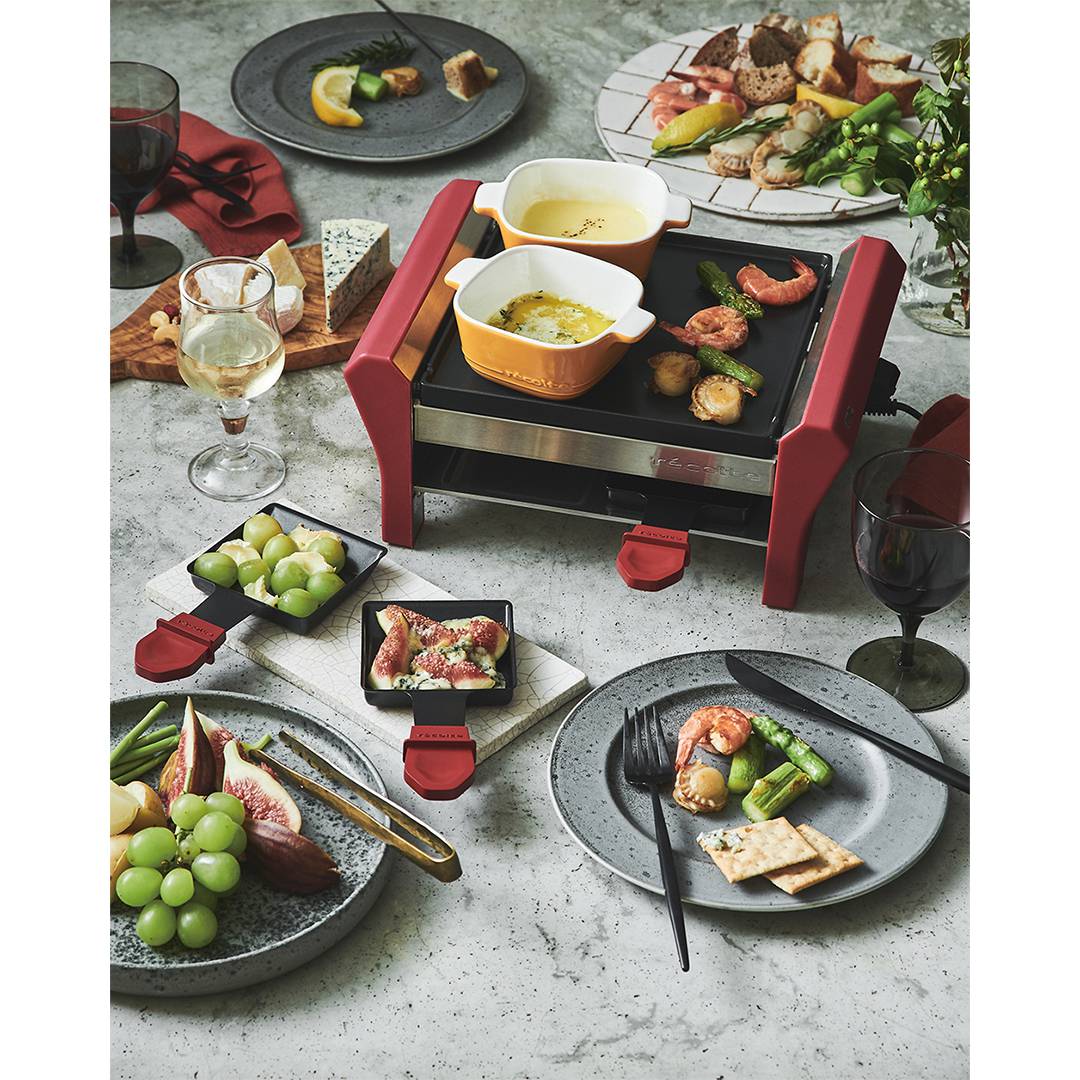 recolte】 ラクレット＆フォンデュメーカーグランメルト レッド