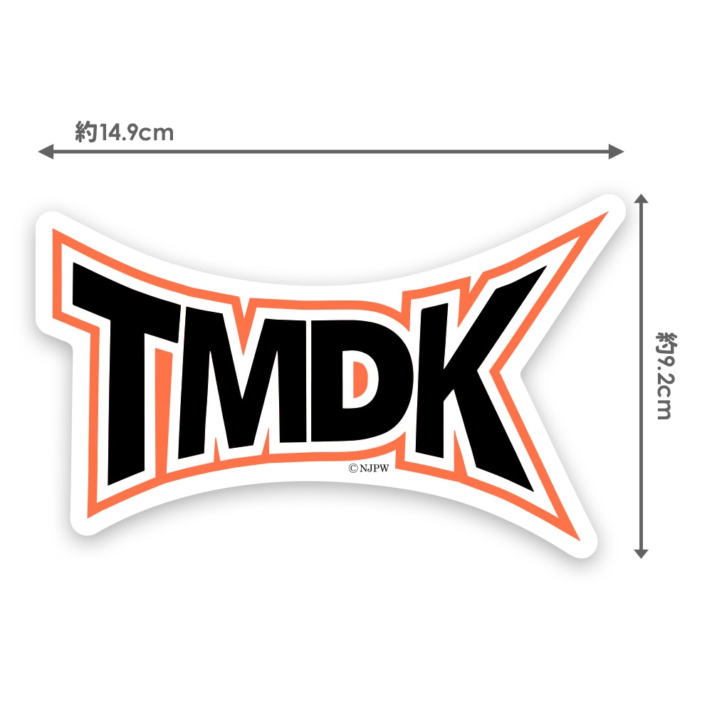 新日本プロレス ユニットロゴ【TMDK】ダイカット 車マグネット