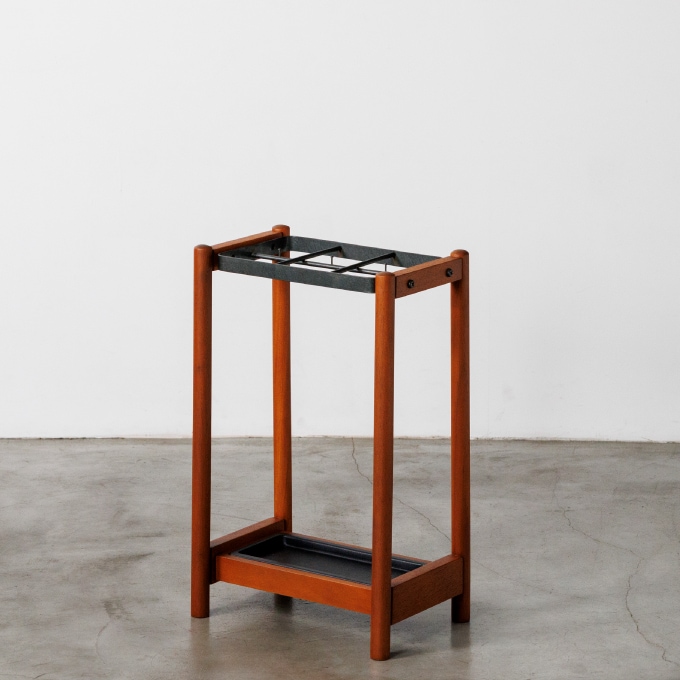 天然木の2段式サイドテーブル [MF-054]｜一点モノ家具通販のマルニ