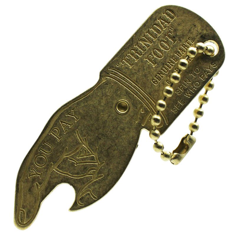 TRiNiDAD】 FOOT YOU PAY キーホルダー トリニダード フット ダーツ