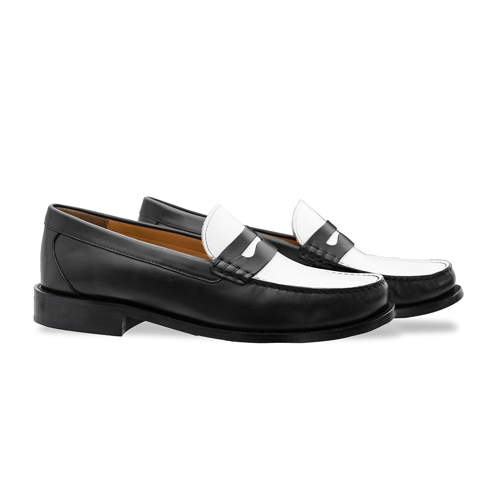 モカシンローファー ドレスシューズ 革靴 メンズ CAMBRIDGE BLACK