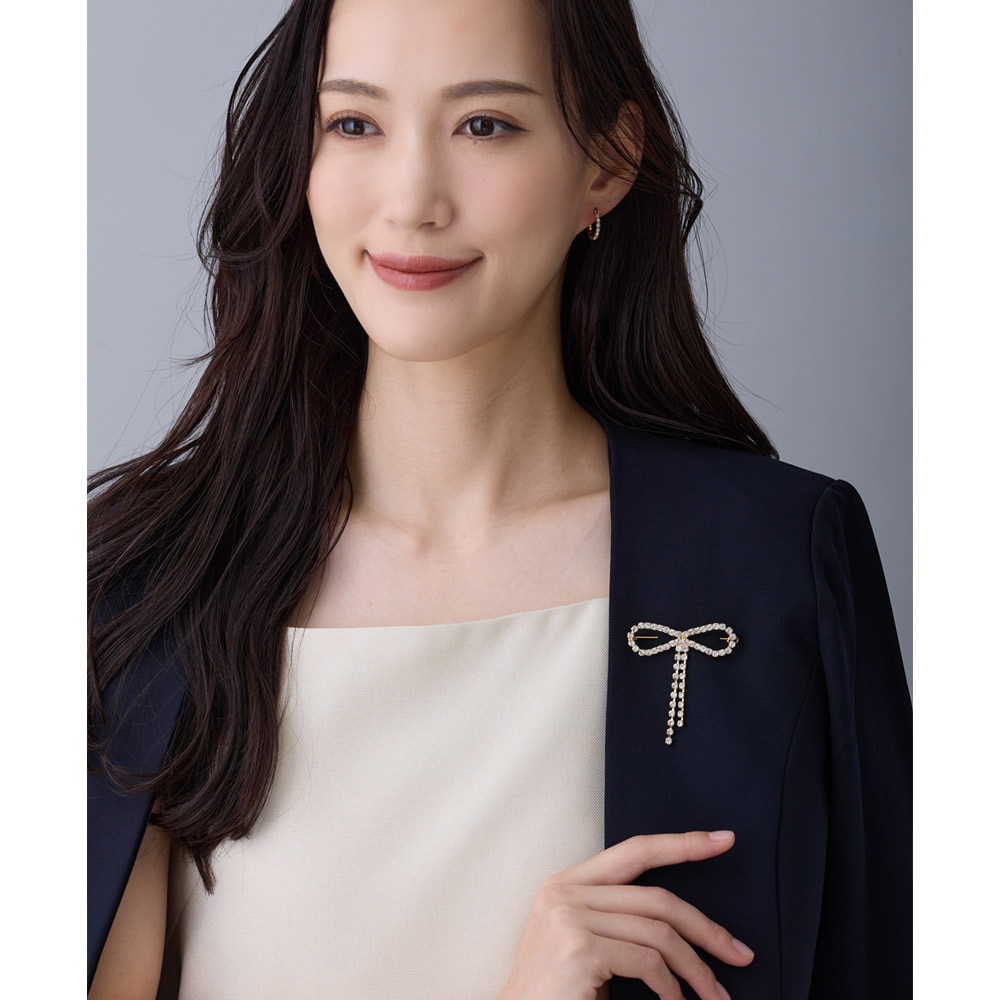 りぼん モチーフ ブローチ リボン 日本製 | ショールピン・ブローチ