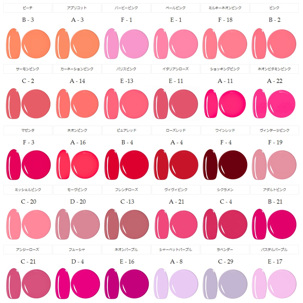 ネコポス送料無料】最新216色から選べる 5個 カラージェル セット