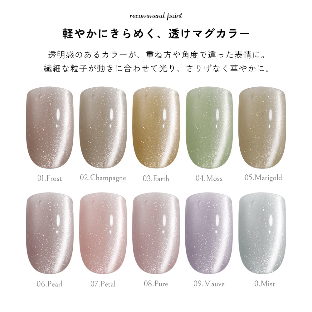ネコポス送料無料】輝く粒子 マグネットネイル ネイルタウンジェル