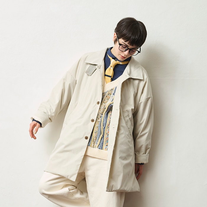 NARU(ナル) トラディショナルチェック パデットコート 656106 | TOPS