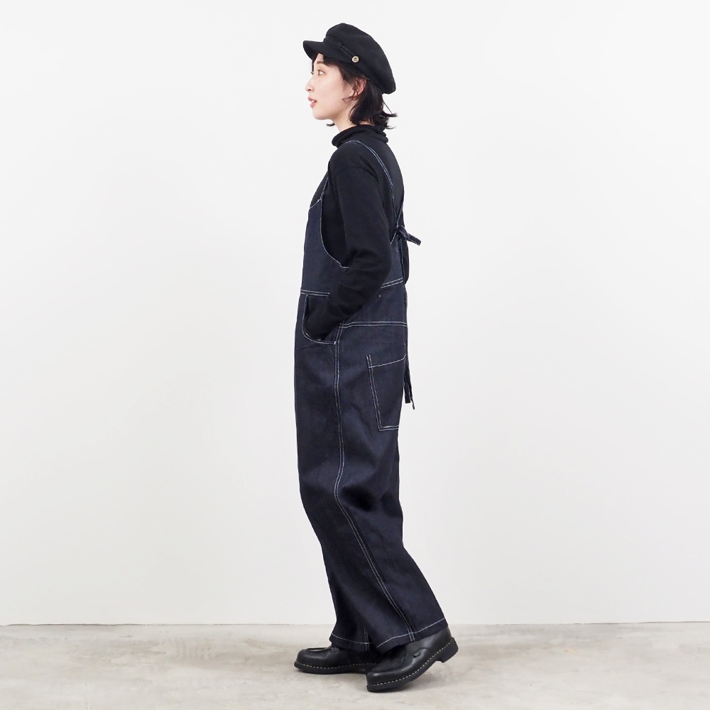 NARU(ナル) 8ozムラデニム ノッポサロペット 661800 | 2025春夏 新着