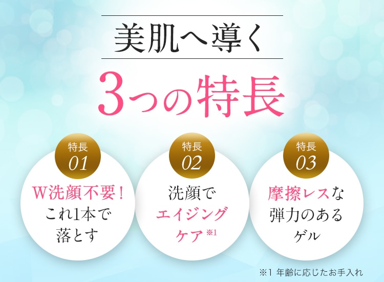 うるツヤ美容液クレンジング｜ブルーファースト ゲルクレンジング