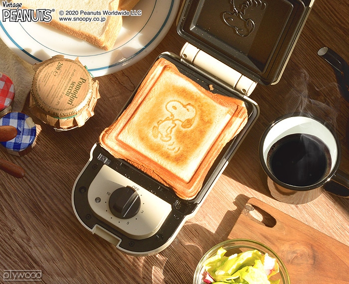 在庫限り特別価格】 BRUNO PEANUTS ブルーノ ホットサンドメーカー