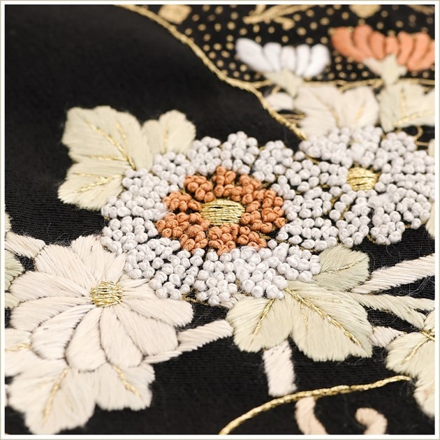 留袖レンタル｜結婚式｜手刺繍｜フルセット｜母親着物レンタル｜親族