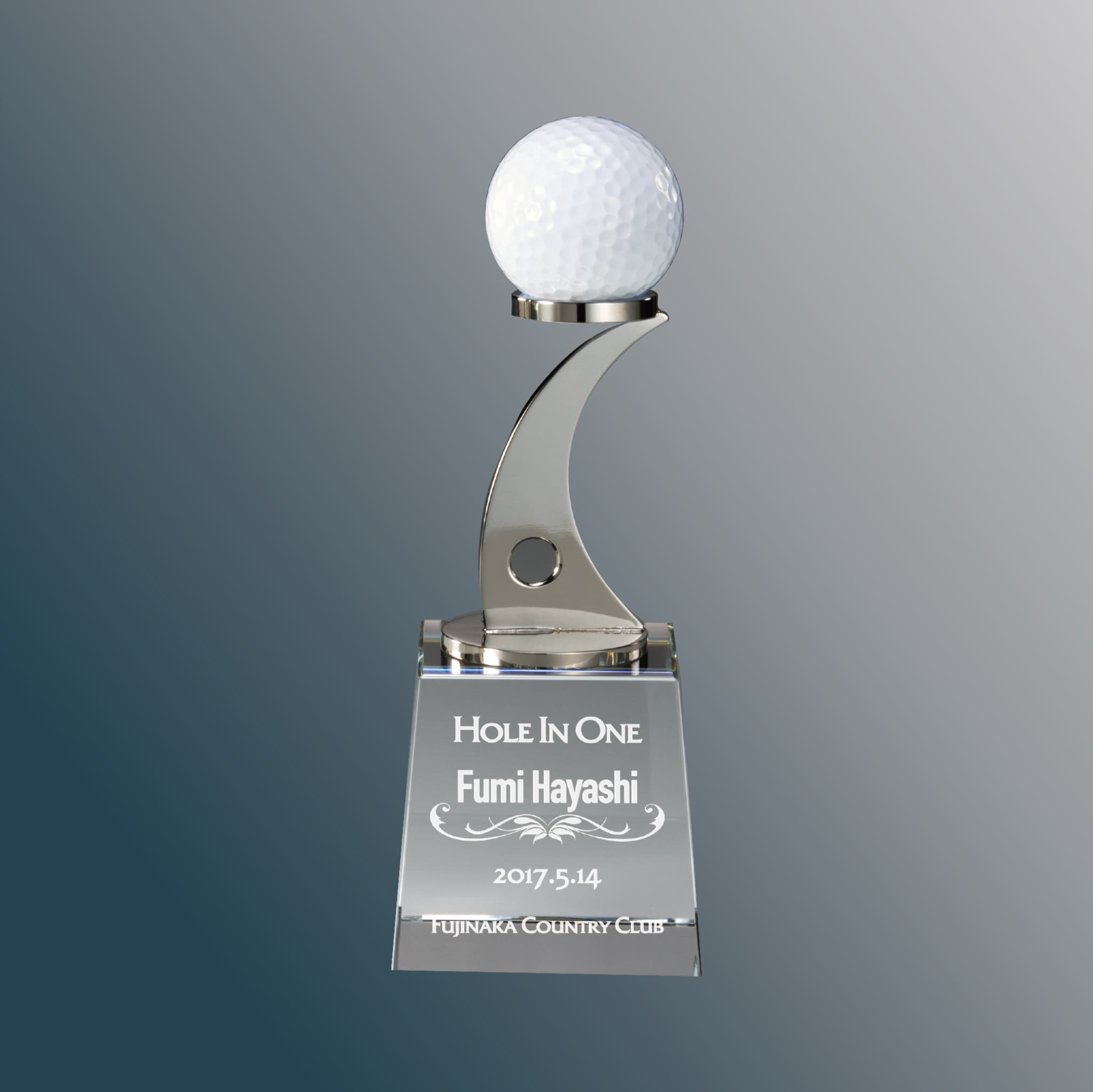光学ガラスクリスタルトロフィー ゴルフ記念品 AK-1775 | 商品