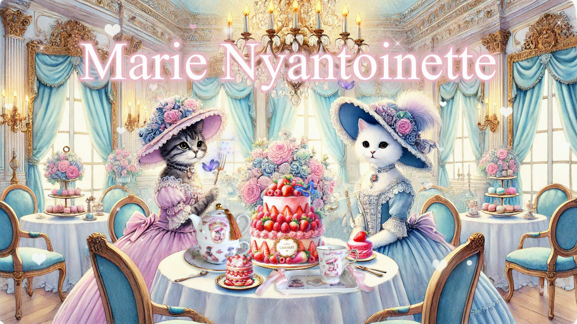 転写紙 『マリーニャントワネット A&B』 A4 | 転写紙,動物柄 | Roi&Li