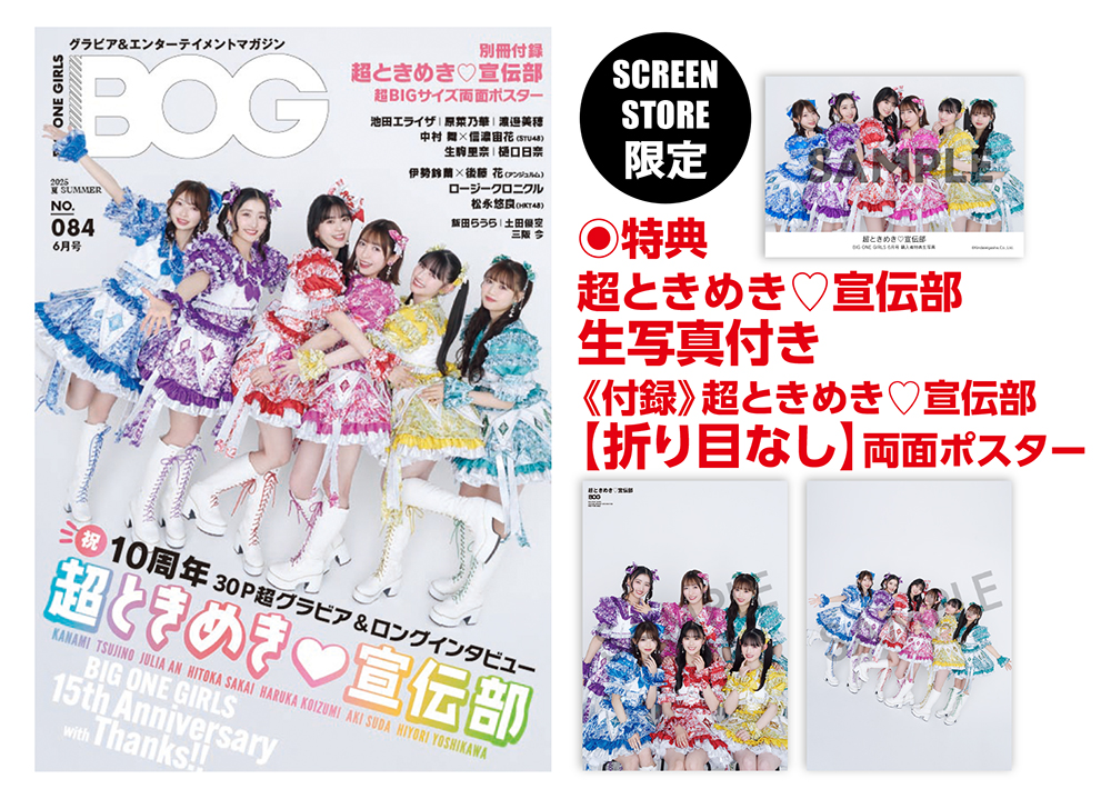 再入荷】《数量限定：付録・折り目なし両面ポスター,生写真付き》BIG