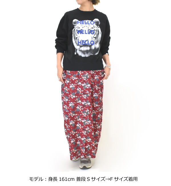 25FW】Oblada オブラダ TIGER SWEAT タイガースウェット F2510CU05