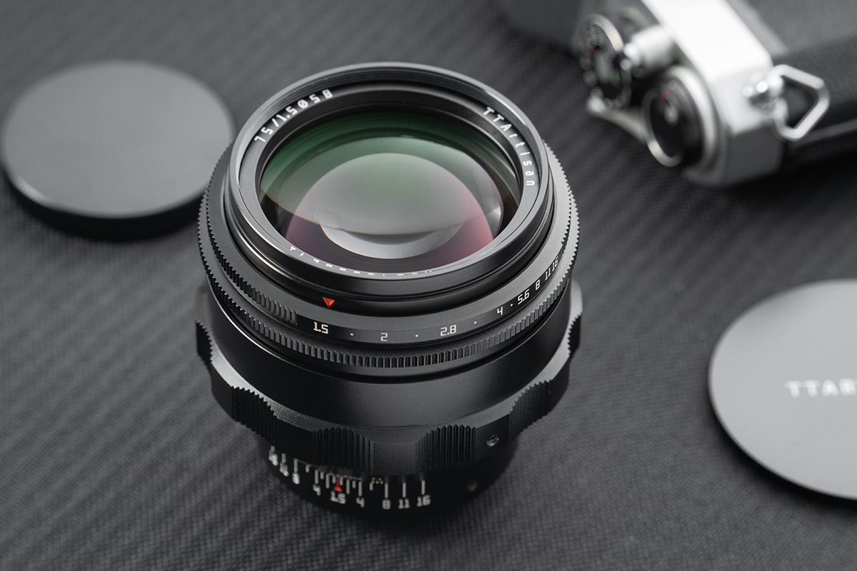 銘匠光学 TTArtisan 75mm f/1.5 M42マウント ぐるぐるボケ ブラック