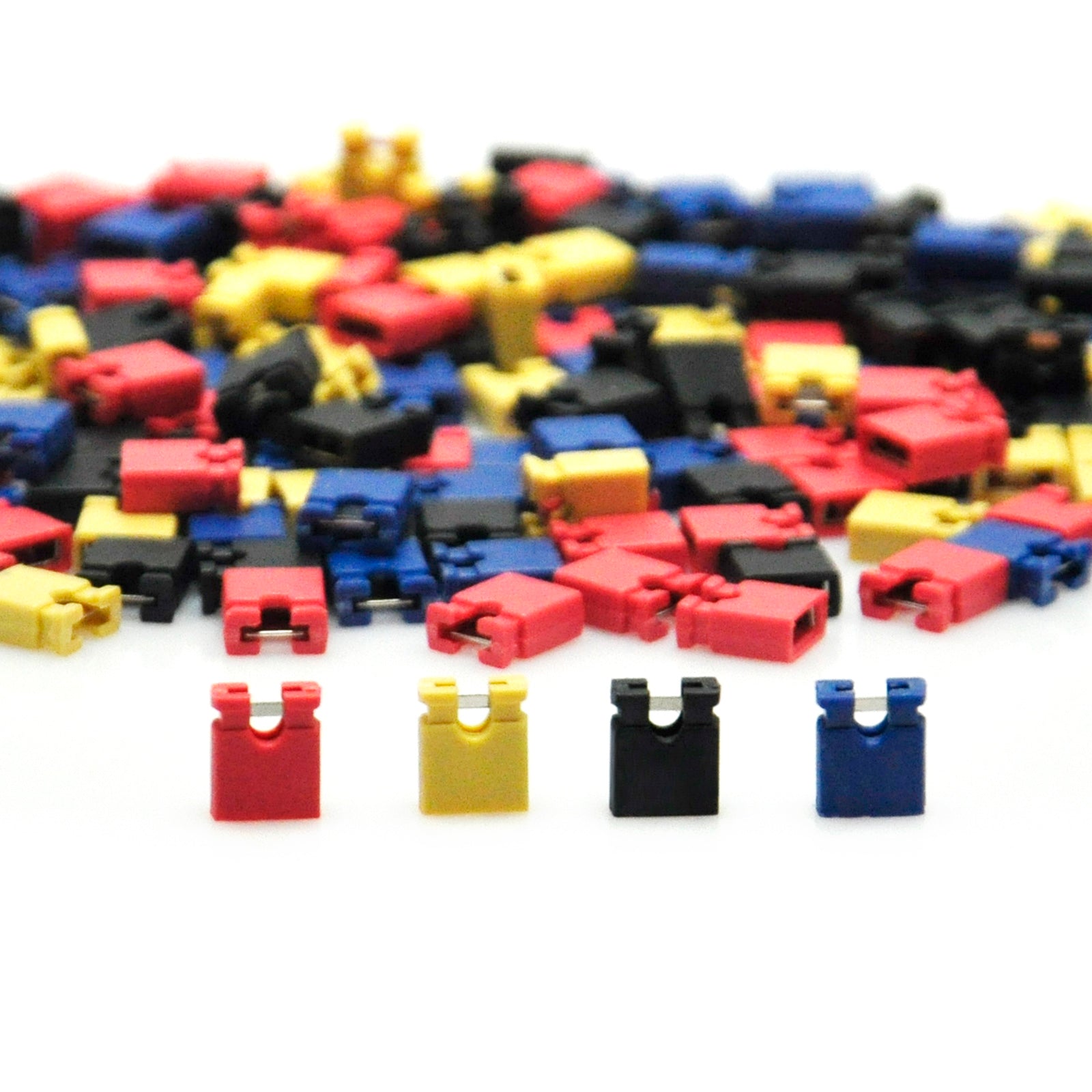 Gikfun 200pcs 2.54mm Standard Computer Jumper Caps Short Circuit Cap M