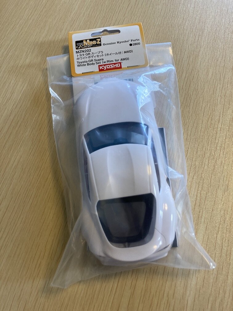MINI-Z(ミニッツ)走行日誌 GRスープラのボディを作る - ハンチングガールド