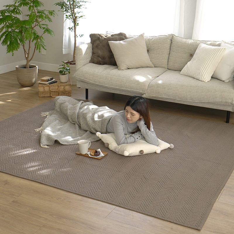 洗えるラグ イブル ヘリンボーン柄マルチカバー – Good Decors