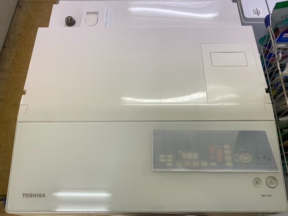 大きめ11/6K！ドラム式洗濯機「TW-117X3」東芝 2016年製入荷です