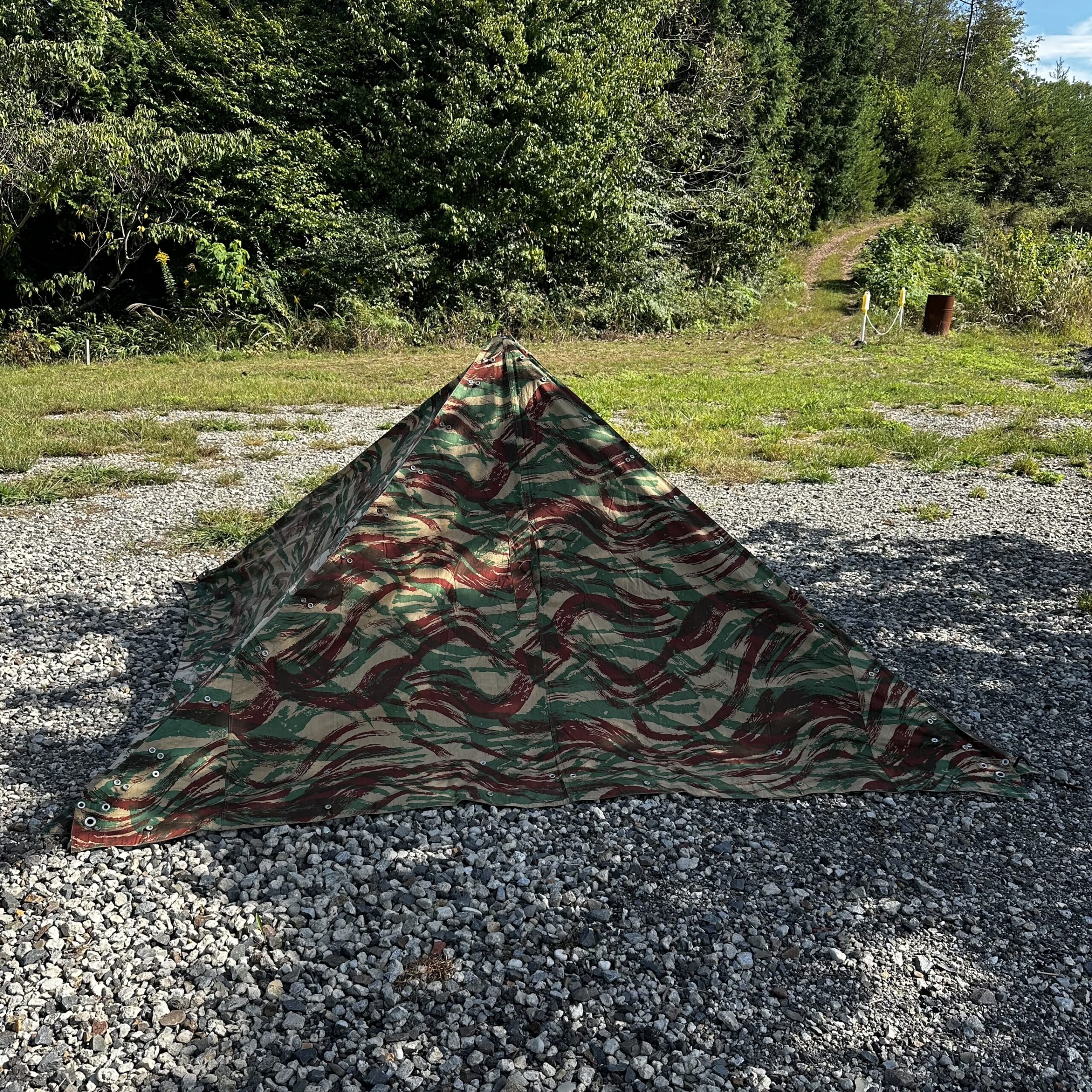 フランス軍幕M51 リザードカモ 4枚 ポール無し | goodcamper