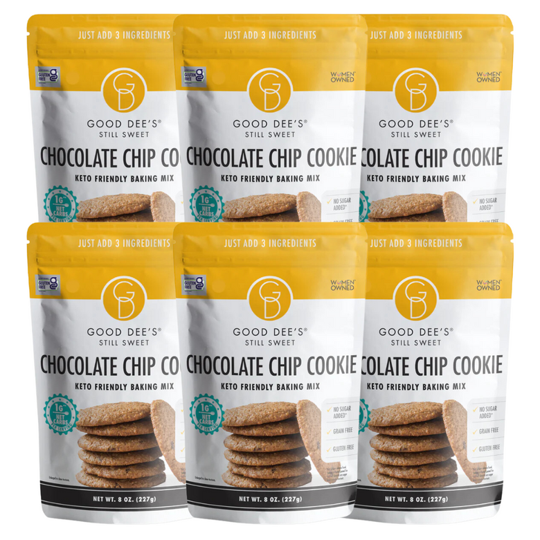 Chocolate Chip Keto Cookie Mix - Nut Free Gluten Free | 1g Net
