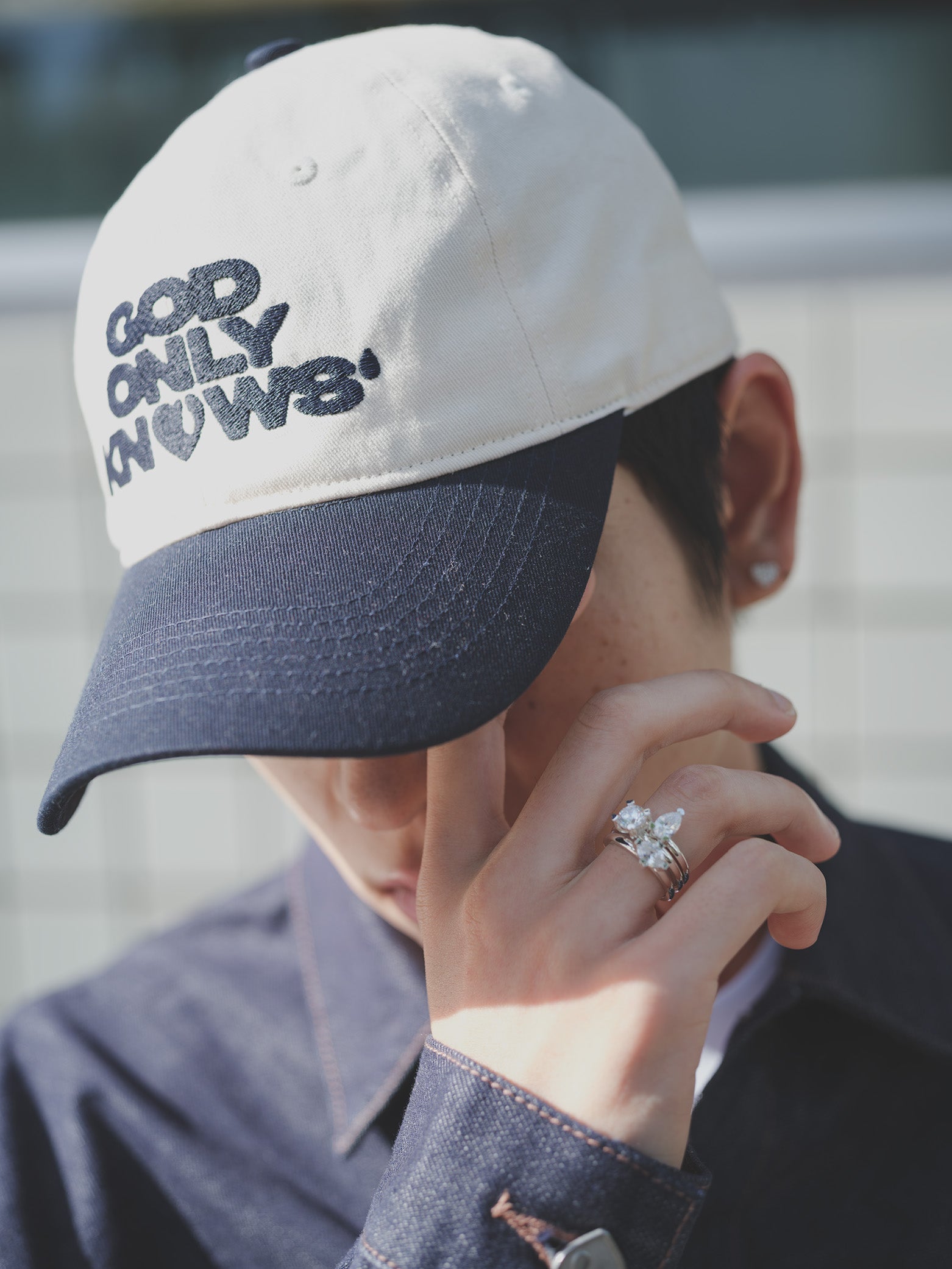 岩田剛典GOD ONLY KNOWS LOGO CAP ブラック 岩田剛典 GOD ONLY KNOWS