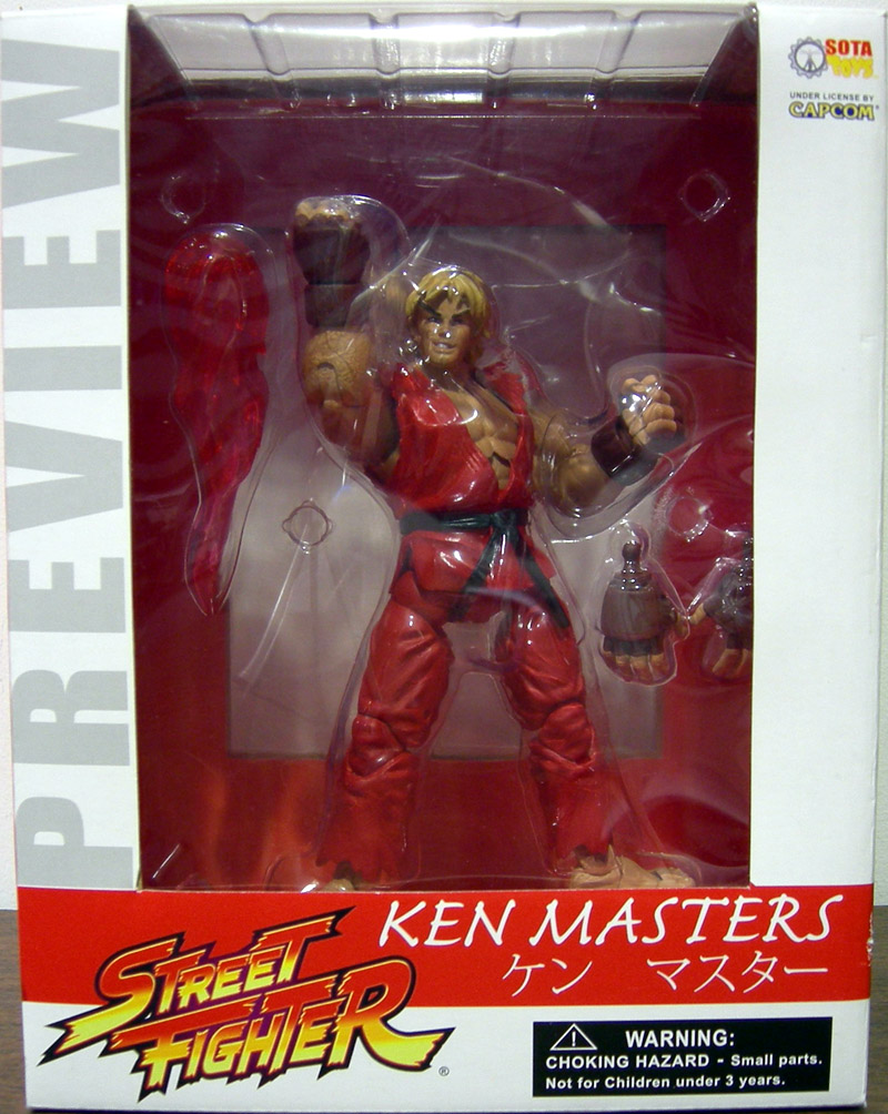Ken Masters Street Fighter Action Figure Sota Toys