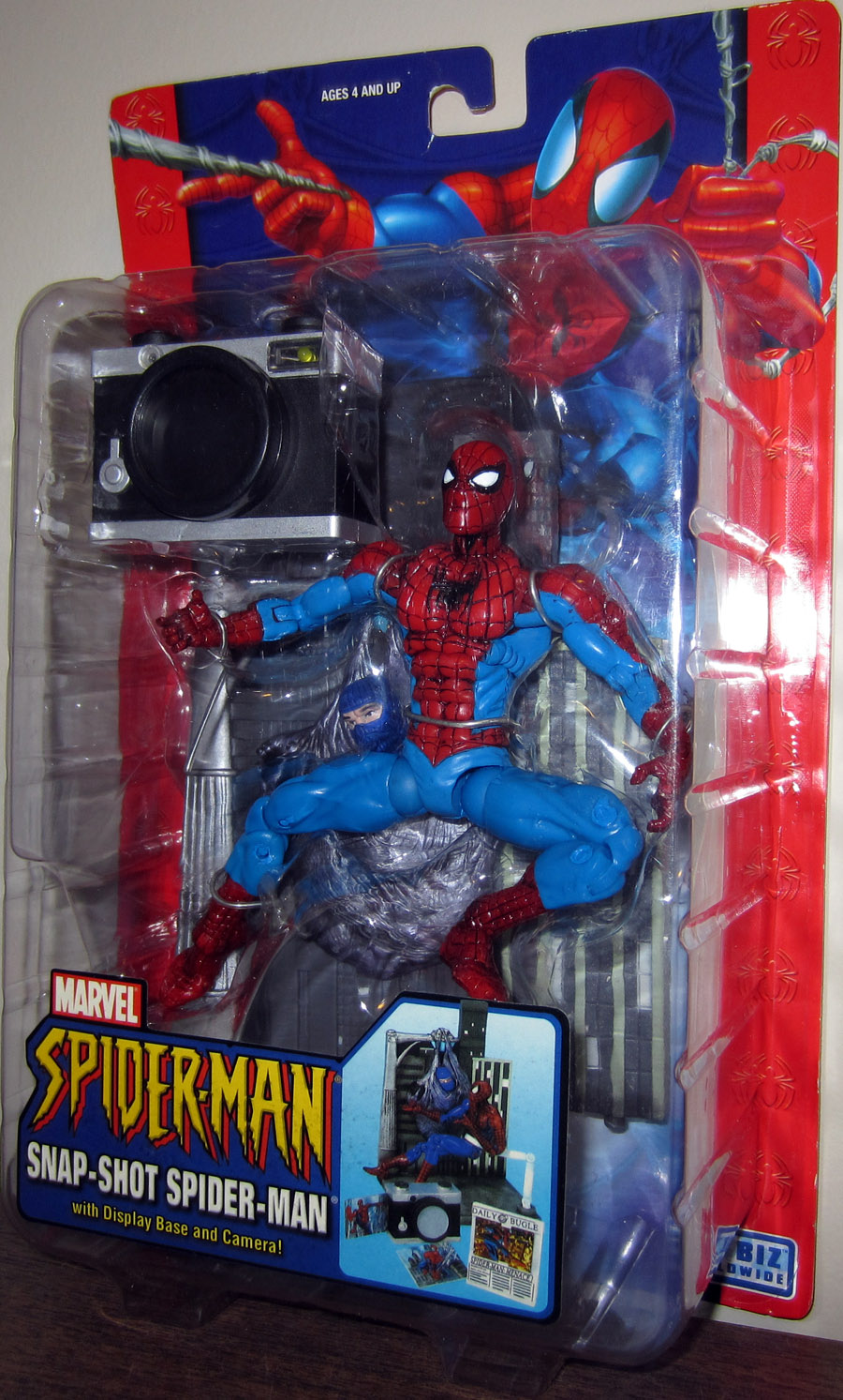 Snap-Shot Spider-Man Classic Action Figure Toy Biz