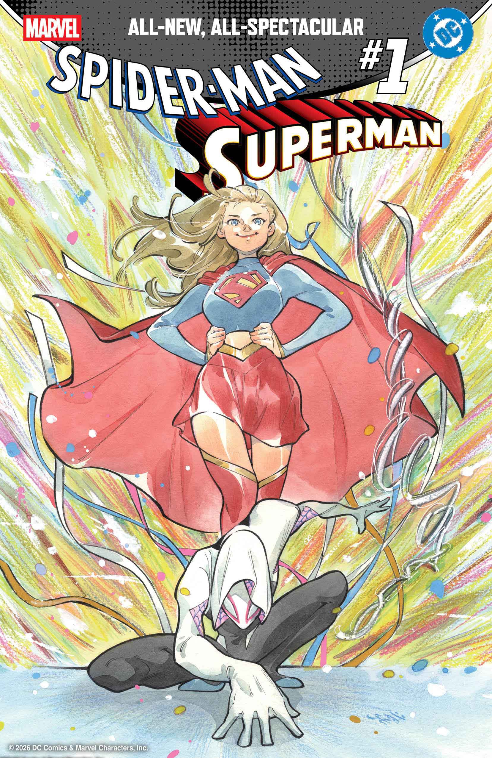Marvel Dc Spider-Man Superman #1 M Peach Momoko Variant (04/15