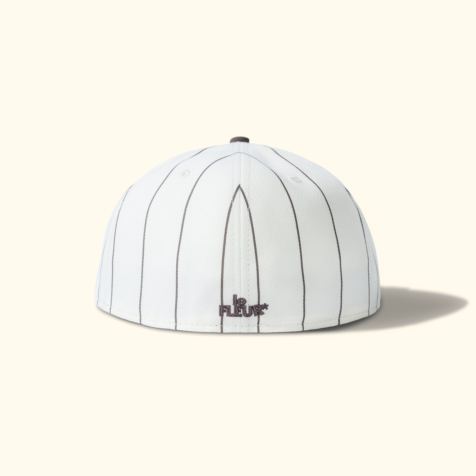 Striped F* Fitted Hat Brown – GOLF le FLEUR*