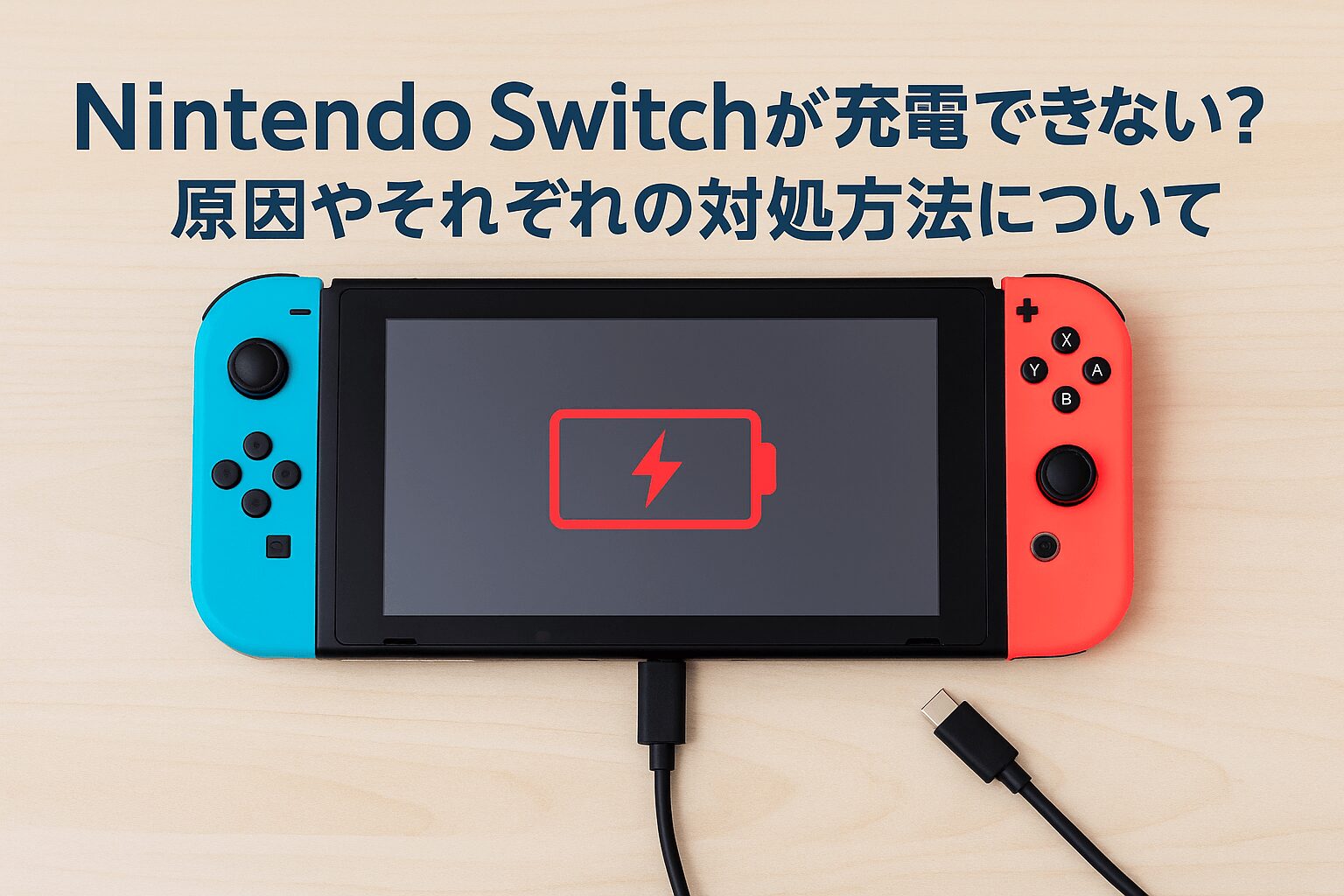 Nintendo Switchが充電できない？原因やそれぞれの対処方法について