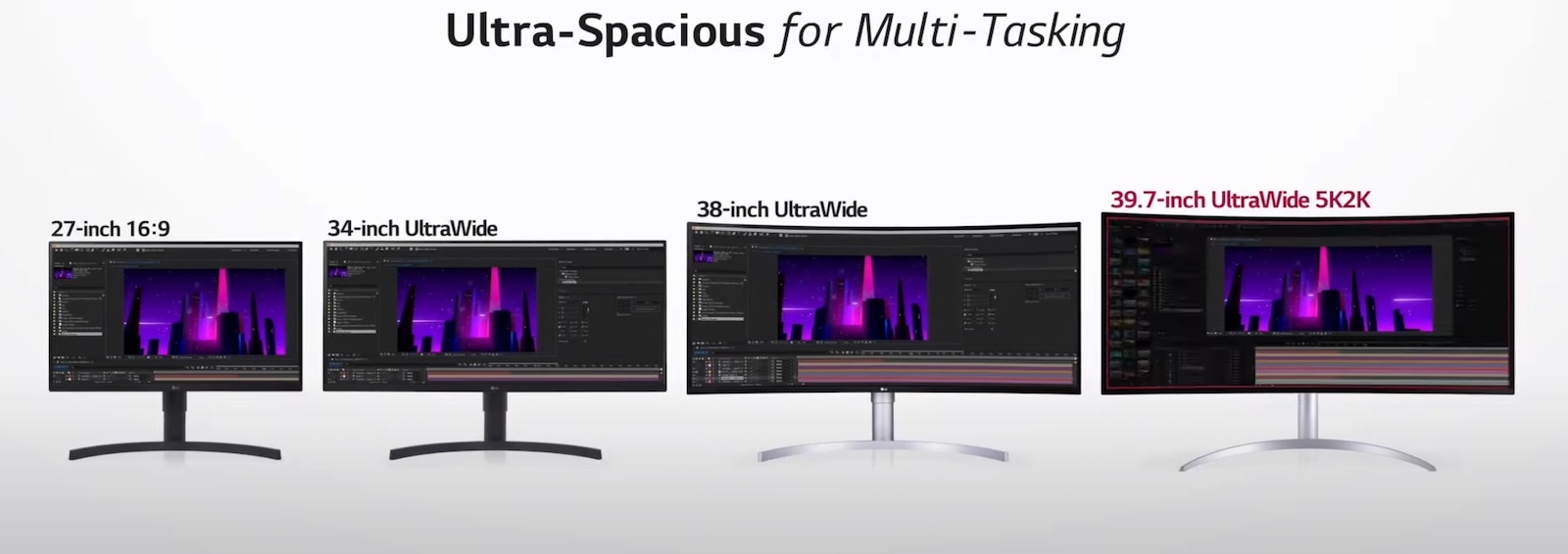 LG、40WP95Cを発表 40インチ型5K2K曲面ウルトラワイドモニターの大本命