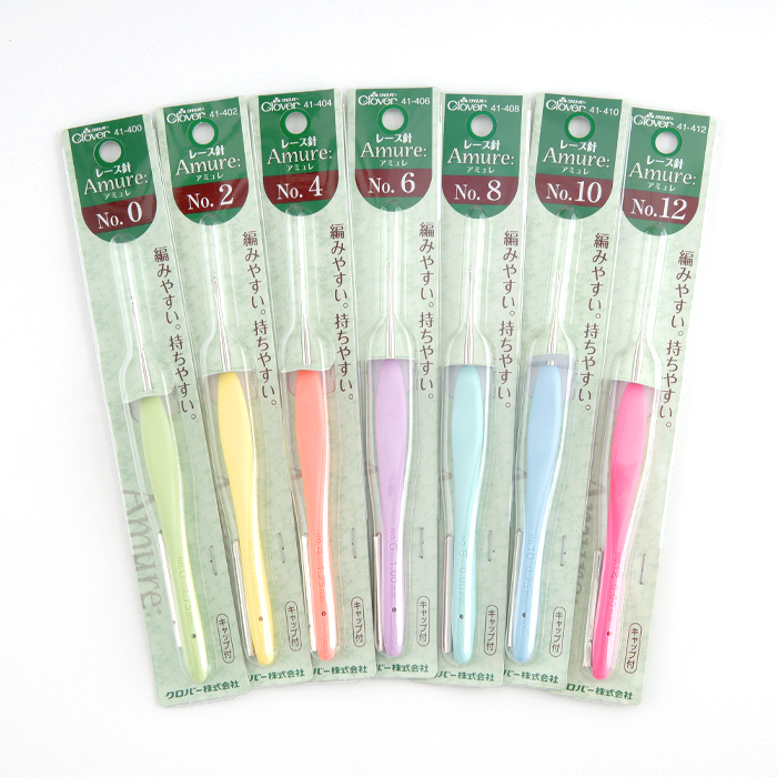 CL41】レース針「アミュレ」 [ クロバー 0号-12号 ] | 取り扱い商品,針