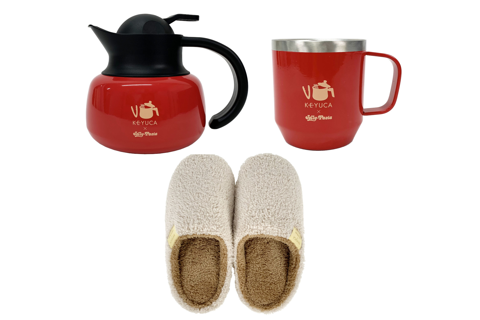 ジョリーパスタの冬の福袋2025」KEYUCAコラボの保温冷ポット