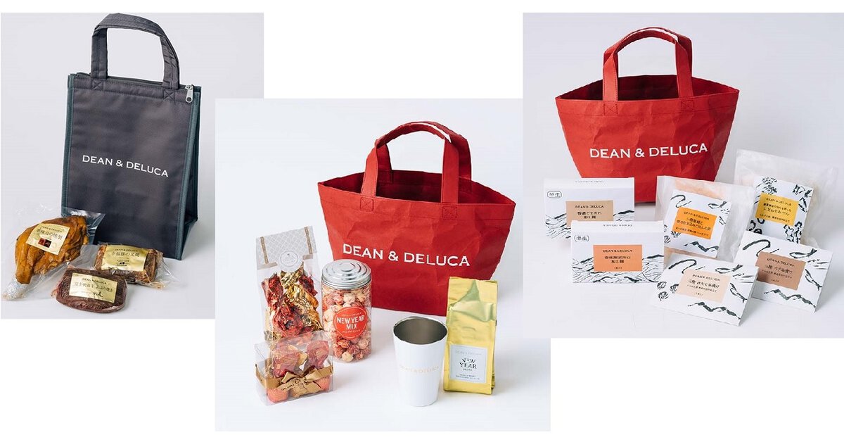 2025福袋】「ディーン＆デルーカ」のバッグと美味しいもので新年を祝