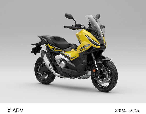 大型クロスオーバーモデル「X-ADV」の一部外観変更と装備充実を行い