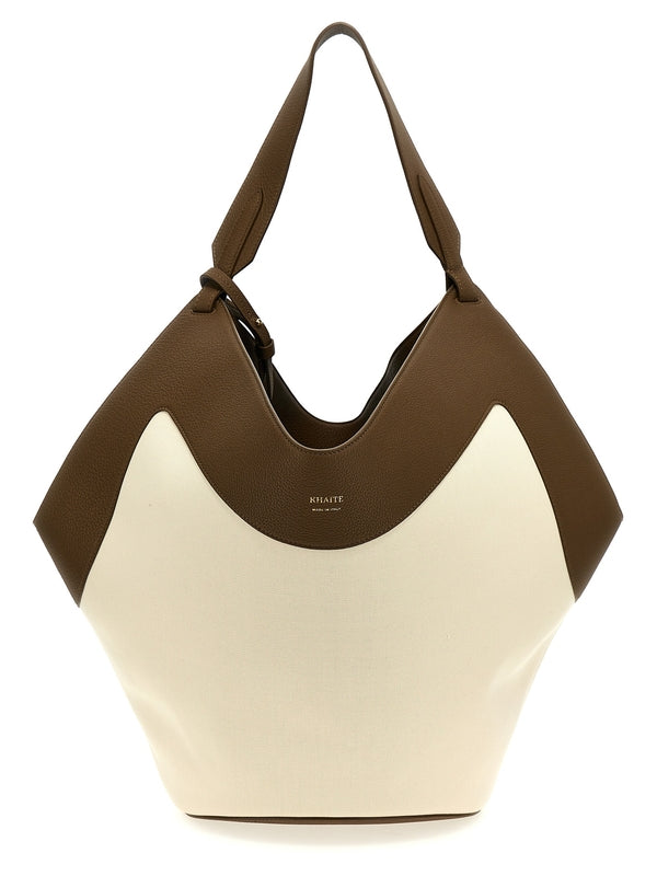 KHAITE ロータスキャンバス ミディアムトートバッグ | jentestore