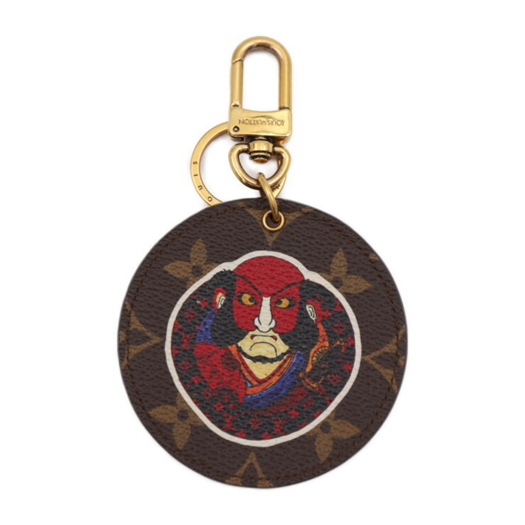 LOUIS VUITTON Portocle Illustre Keychain MP1949 Monogram Canvas